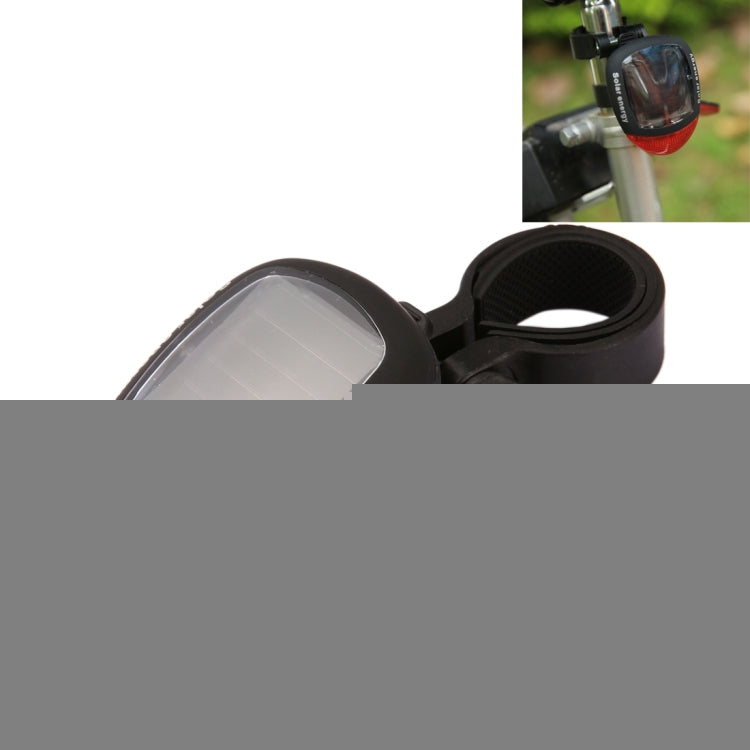 4 Flash Mode Available Solar Energy Rechargeable Bicycle Tail Light with 2 Red LED, Solar Energy Bicycle Tail Light
