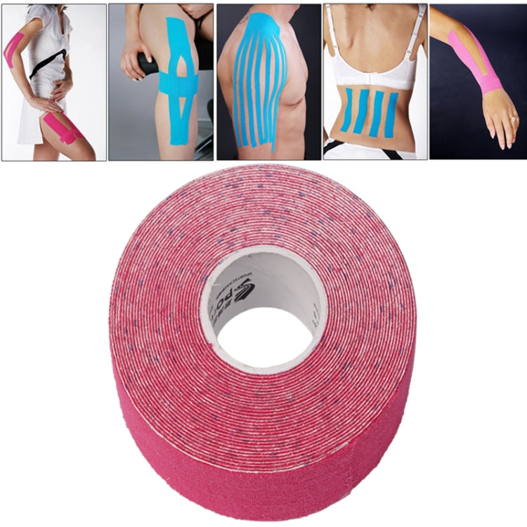 Waterproof Kinesiology Tape Sports Muscles Care Therapeutic Bandage, Size: 5m(L) x 5cm(W), Size: 5mx 5cm Orange, Size: 5mx 5cm Blue, Size: 5m x 5cm Magenta, Size: 5mx 5cm Apricot, Size: 5mx 5cm Black, Size: 5mx 5cm White, Size: 5mx 5cm Green           ...
