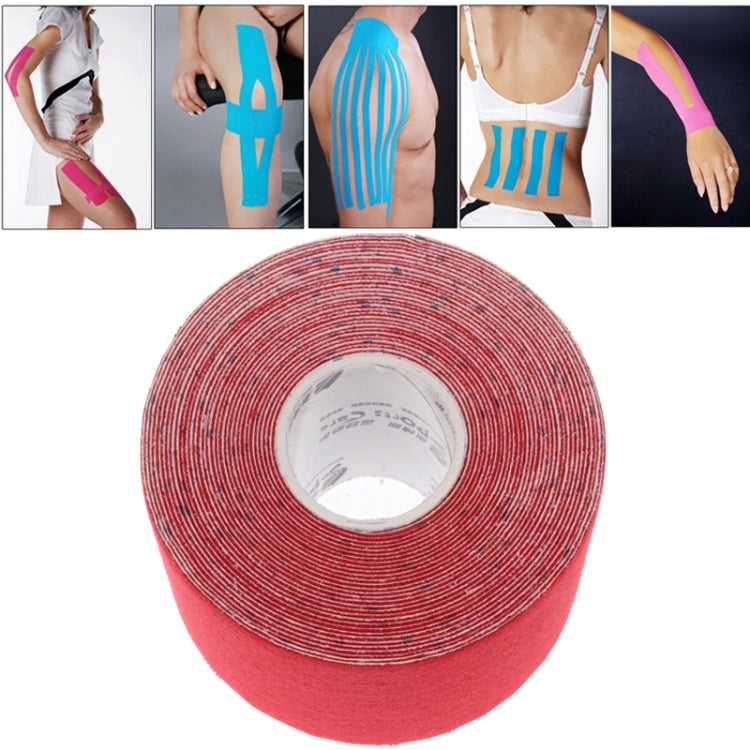 Waterproof Kinesiology Tape Sports Muscles Care Therapeutic Bandage, Size: 5m(L) x 5cm(W), Size: 5mx 5cm Orange, Size: 5mx 5cm Blue, Size: 5m x 5cm Magenta, Size: 5mx 5cm Apricot, Size: 5mx 5cm Black, Size: 5mx 5cm White, Size: 5mx 5cm Green           ...
