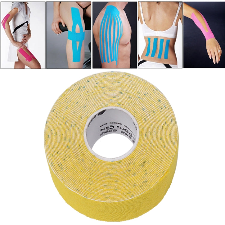 Waterproof Kinesiology Tape Sports Muscles Care Therapeutic Bandage, Size: 5m(L) x 5cm(W), Size: 5mx 5cm Orange, Size: 5mx 5cm Blue, Size: 5m x 5cm Magenta, Size: 5mx 5cm Apricot, Size: 5mx 5cm Black, Size: 5mx 5cm White, Size: 5mx 5cm Green           ...