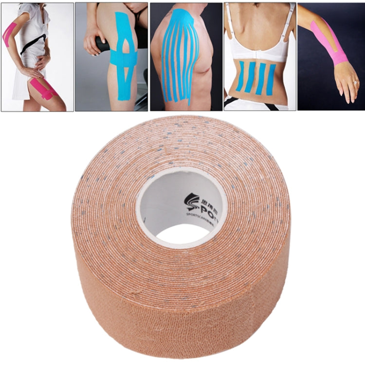 Waterproof Kinesiology Tape Sports Muscles Care Therapeutic Bandage, Size: 5m(L) x 5cm(W), Size: 5mx 5cm Orange, Size: 5mx 5cm Blue, Size: 5m x 5cm Magenta, Size: 5mx 5cm Apricot, Size: 5mx 5cm Black, Size: 5mx 5cm White, Size: 5mx 5cm Green           ...