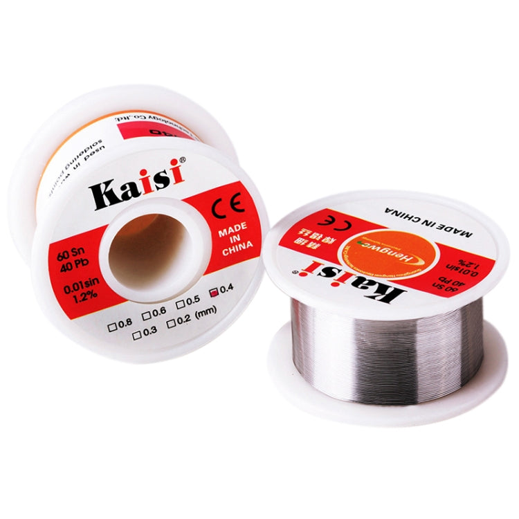Kaisi 0.4mm Rosin Core Tin Lead Solder Wire for Welding Works, 50g, 0.4mm 50g