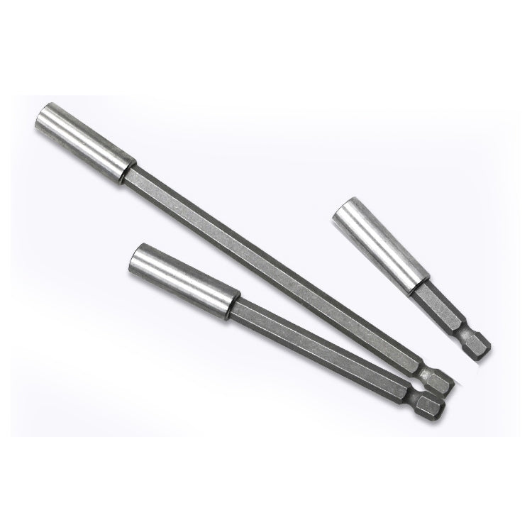 3 in 1 1/4 Electric Batch Head High Magnetism Connecting Rod Pistol Drill Extension Rod Sleeve Fast Turning Joint, Length: 60/100/150mm, 60/100/150mm Joint