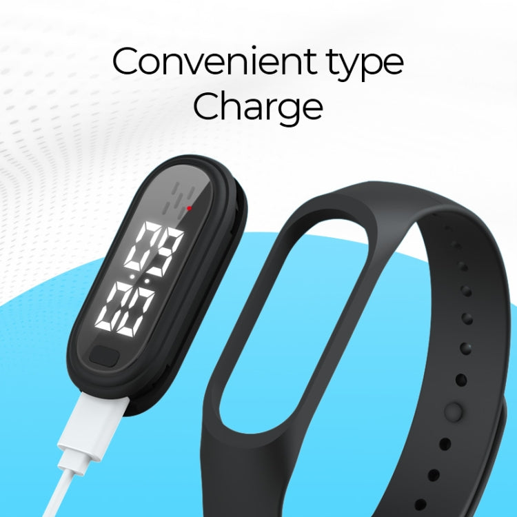 Q2 Outdoor Ultrasonic Electronic Mosquito Repellent Bracelet, Support Three-gear Mode & Time Display, Q2 (White), Q2 (Black), Q2 (Pink), Q2 (Blue)