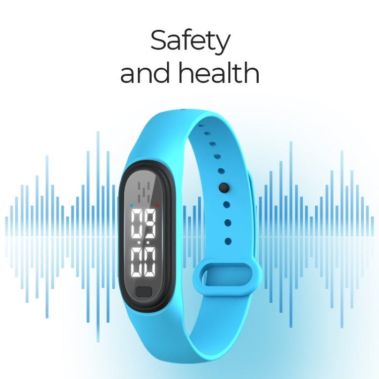 Q2 Outdoor Ultrasonic Electronic Mosquito Repellent Bracelet, Support Three-gear Mode & Time Display, Q2 (White), Q2 (Black), Q2 (Pink), Q2 (Blue)