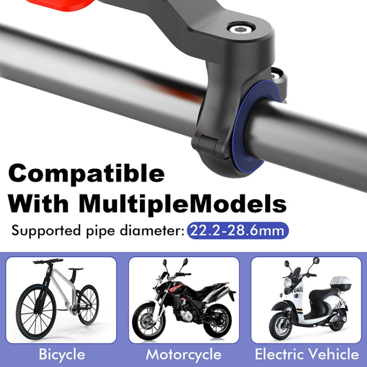 HL-143A Mountain Bike Bicycle Motorcycle Adjustable Handlebar Navigation Phone Holder Mount, HL-143A Bicycle Motorcycle Holder