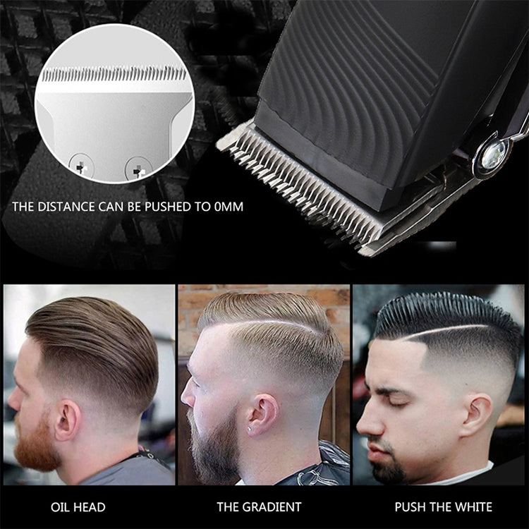 VGR V-280  10W USB Metal Electric Hair Clipper with LED Digital Display, V-280 (Black), V-280 (Gold)