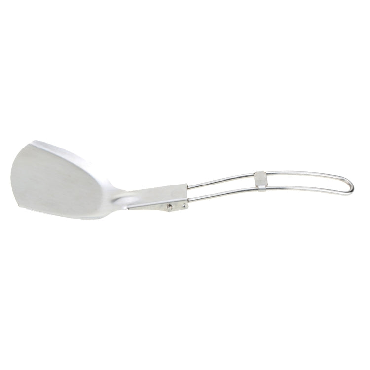 Outdoor Stainless Steel Cooking Shovels Picnic Cookware Folding Spatula Cookware Parts Hiking Camping Tableware