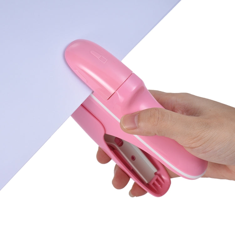 Hand-held Mini Safe Stapleless Staple Max 7 Sheets Paper Binding Machine