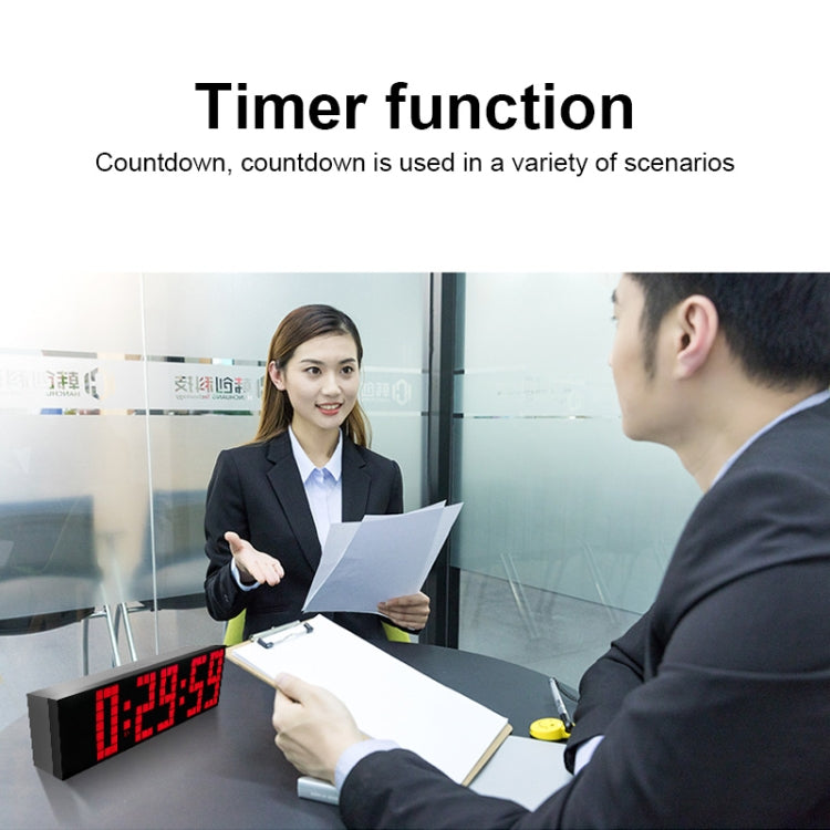 Digital Electronic Alarm Clock Creative LED Desk Clock US Plug, 4 Digits 7 Segments, 4 Digits 5 Segments, 6 Digits 5 Segments