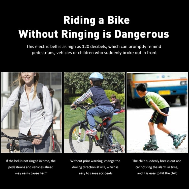 120 dB Bicycle Bell Mountain Bike Electric Horn, 120 dB Bicycle Electric Horn(Green), 120 dB Bicycle Electric Horn(Black), 120 dB Bicycle Electric Horn(Red), 120 dB Bicycle Electric Horn(Purple)
