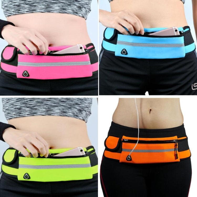 Kettle Pockets Outdoor Sports Mobile Phone Pockets Waist Bag, Rose Red, Sky Blue, Black, Green, Orange