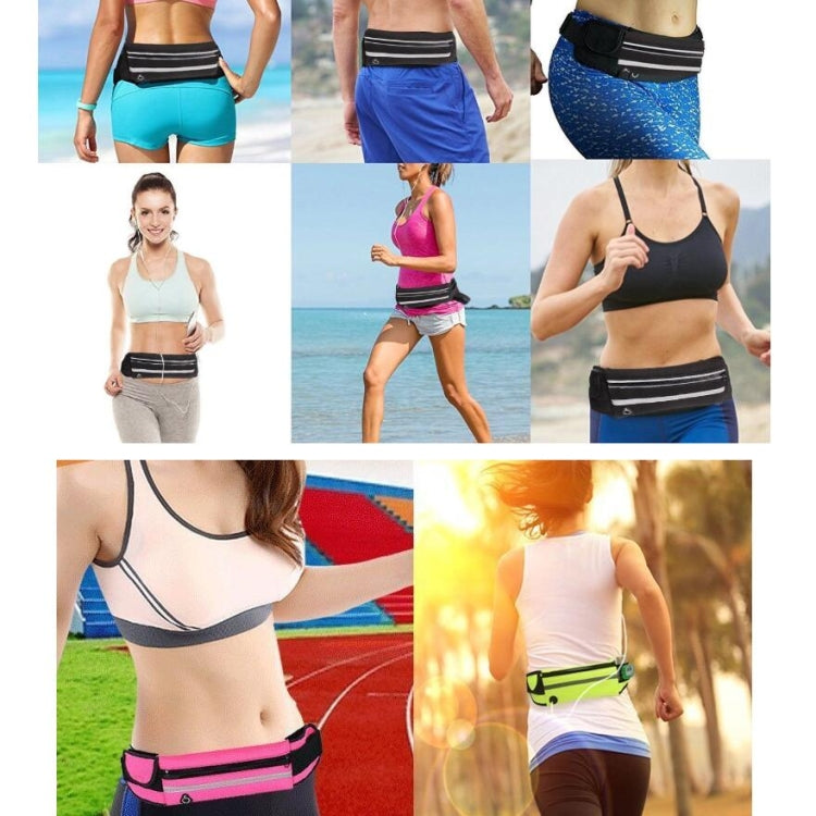 Kettle Pockets Outdoor Sports Mobile Phone Pockets Waist Bag, Rose Red, Sky Blue, Black, Green, Orange