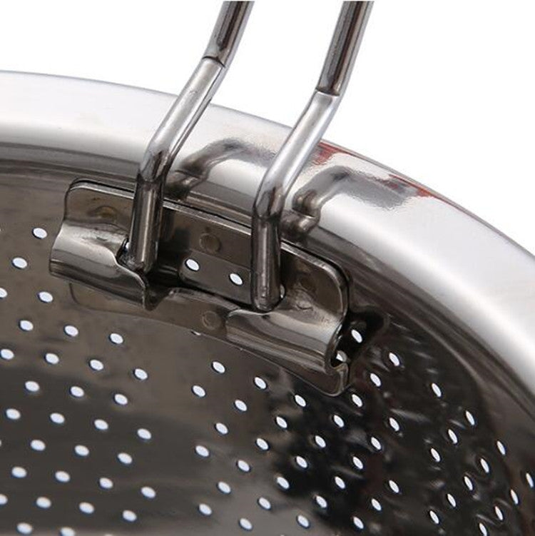 Stainless Steel Steaming Basket Plug-in Silicone Handle Pressure Cooker Steamer Kitchen Cooker Accessories, 3 Quarts, 6 Quarts, 8 Quarts