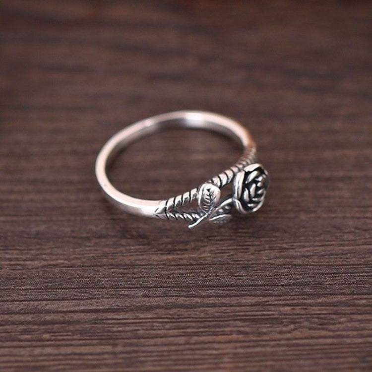 Women Vintage Rose Simple Engagement Ring Jewelry Fashion Jewelry, 5, 6, 7, 8, 9, 10