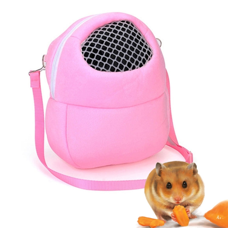 Pet Bag Small Pet Hamster Carrier Pure Color Leash Travel Bag, S