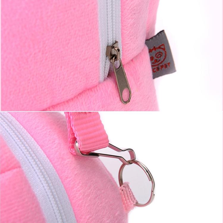 Pet Bag Small Pet Hamster Carrier Pure Color Leash Travel Bag, S