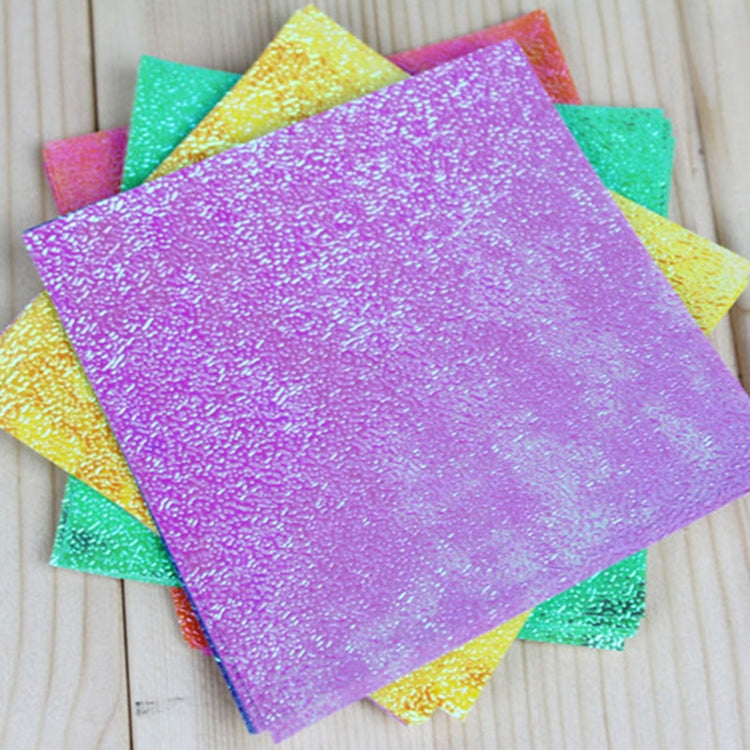 Square Single-Sided Flash Folding Paper Children Handmade DIY Scrapbooking Craft Decoration, 7 x 14cm (50sheets), 10 x 10cm (50sheets), 15 x 15cm (50sheets)