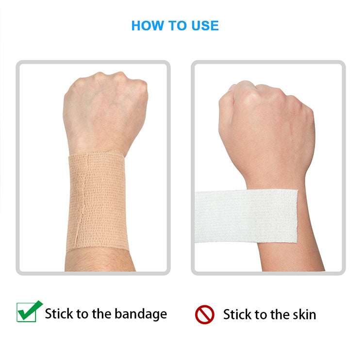 Self-adhesive Elastic Bandage for Sports, 450 x 2.5cm, 450 x 10cm