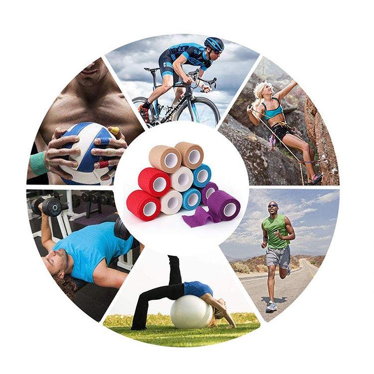 Self-adhesive Elastic Bandage for Sports, 450 x 2.5cm, 450 x 10cm