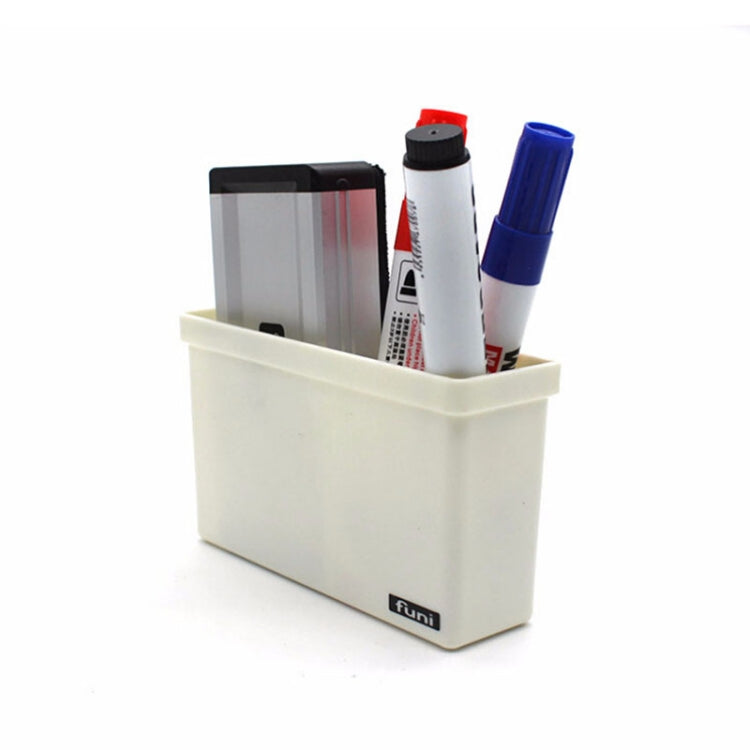 2 PCS Magnetic Plastic Storage Box Drawer Blackboard Chalk Pens Desk Storage Organiser Home Storage Boxes, Magnetic Storage Box