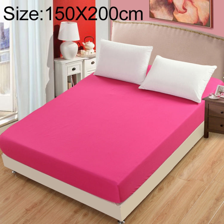 Plain Mattress Protector Bed Mat Mattress Cover Fitted Sheet, 180X200cm, 150X200cm