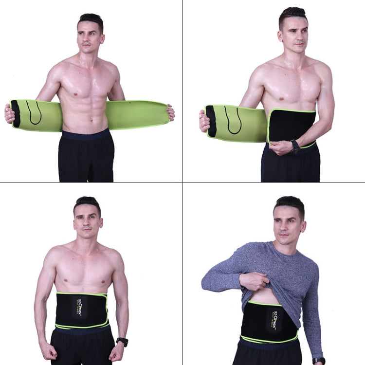 Outdoor Fitness Running Waist Shaping Body Warm Yoga Belt Breathable Sports Waist with Pocket, Yoga Belt (Black)
