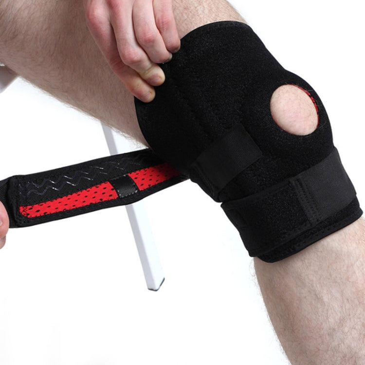 Outdoor Riding Four Spring Climbing Knee Pads Anti-skid Sports Knee Pads, M, L