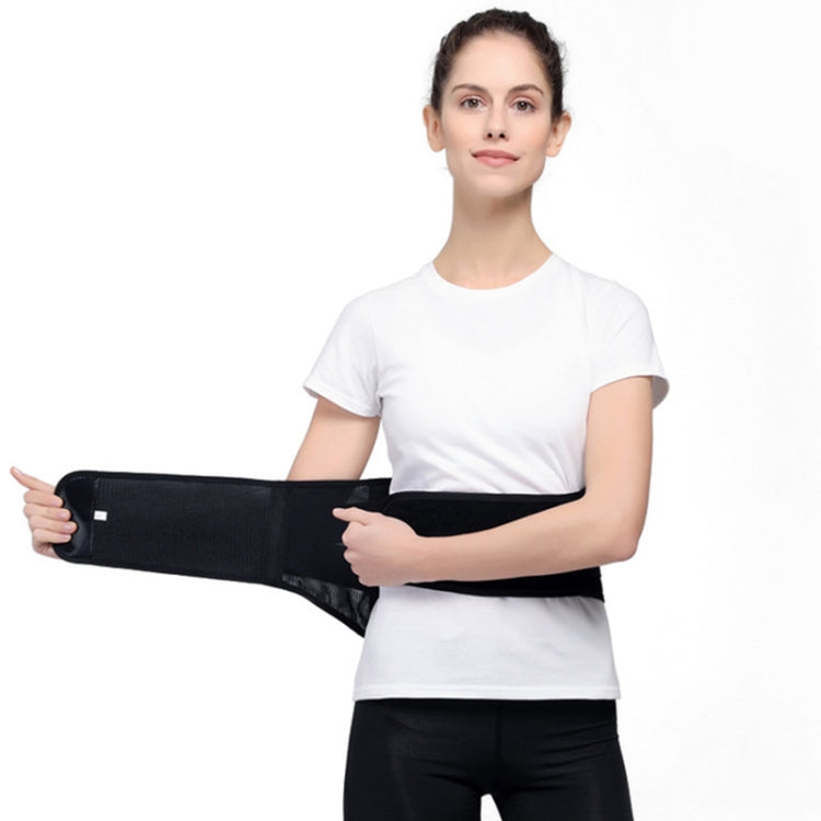 WOOTSHU WT-Y81 Breathable Lumbar Spine Steel Plate Lumbar Disc Waist Double Compression Strained Waist Protector, XL