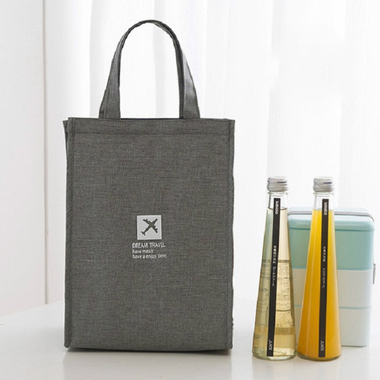 Portable Lunch Picnic Portable Food Insulation Storage Bag, S  20x23x14cm, L 25x35x17cm