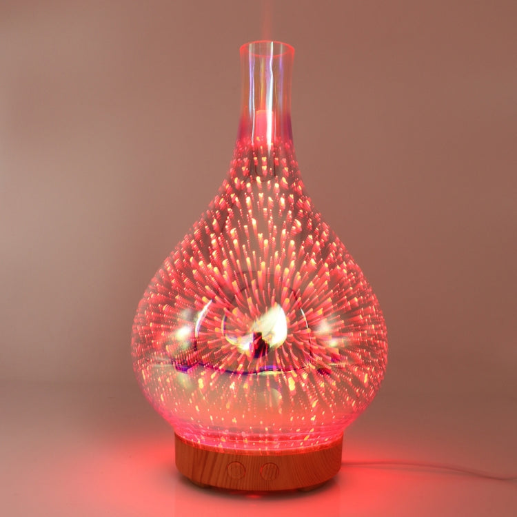 STB-XB10 3D Fireworks 7 Colors LED Night Light Air Humidifier Aroma Essential Oil Diffuser Mist Maker, US Plug, EU Plug, UK Plug, AU Plug