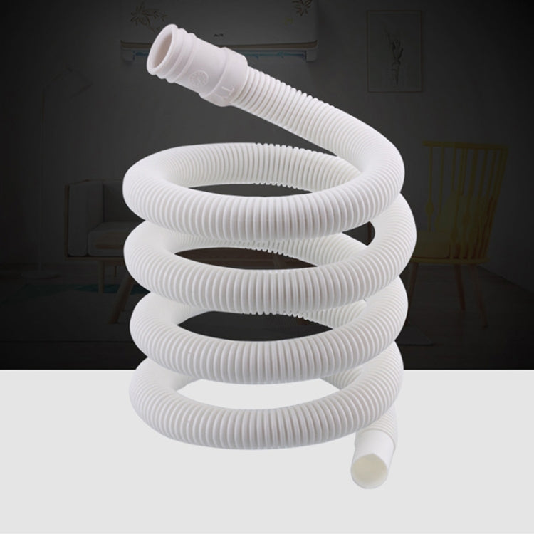 18mm Diameter Plastic Drain Pipe Water Outlet Extension Hose with Clamp for Semi-automatic Washing Machine / Air Conditioner, 1m Length, 2m  Length, 3m  Length, 4m  Length, 5m  Length