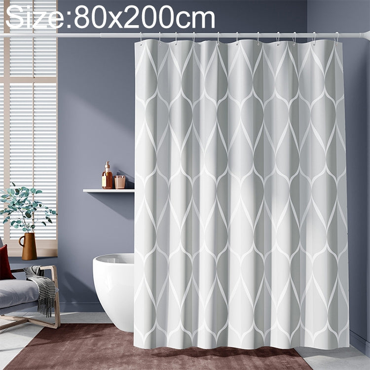 Shower Curtain Waterproof Bathroom Geometric Light Grey Bath Curtains, 80x180cm, 80x200cm, 100x180cm, 100x200cm, 120x180cm, 120x200cm, 150x180cm, 150x200cm, 180x180cm, 180x200cm, 200x180cm, 200x200cm, 220x200cm, 240x200cm, 260x200cm, 280x200cm, 300x200cm