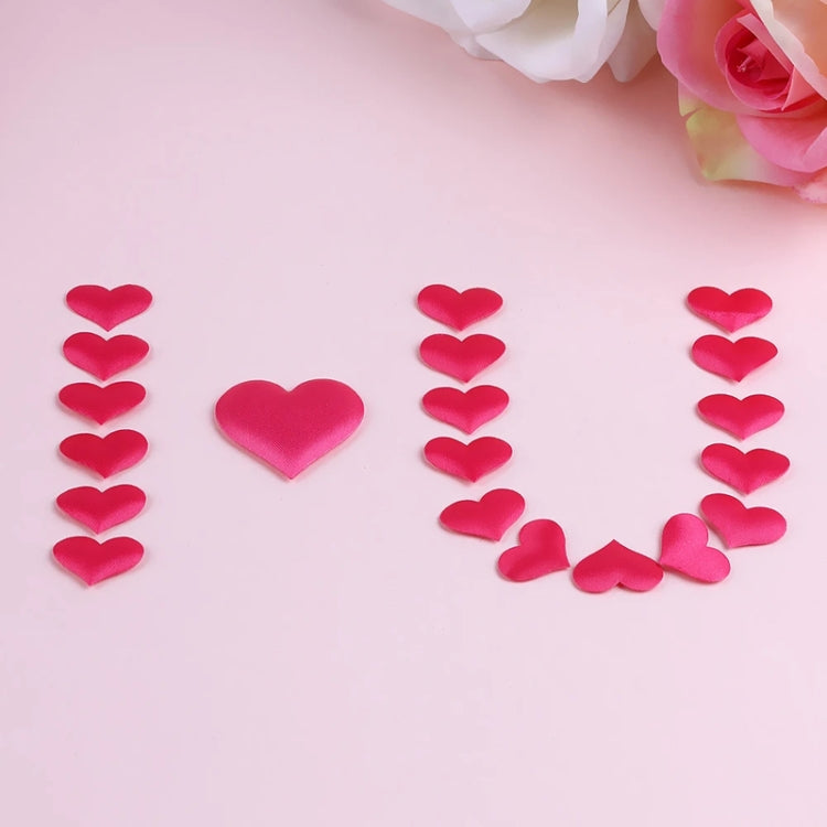 100pcs / Pack 3.5cm Wedding Supplies Love Hand Throw Flower Wedding Room Decoration Simulation Fake Petals