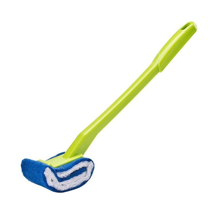 No Dead Corner Soft Bristles Disposable Toilet Brush, White, Black, Blue, Green