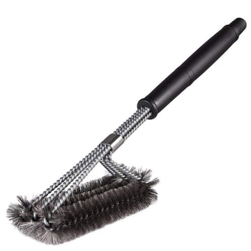Large Barbecue Grill Pan Cleaning Wire Brush, Length: 44cm