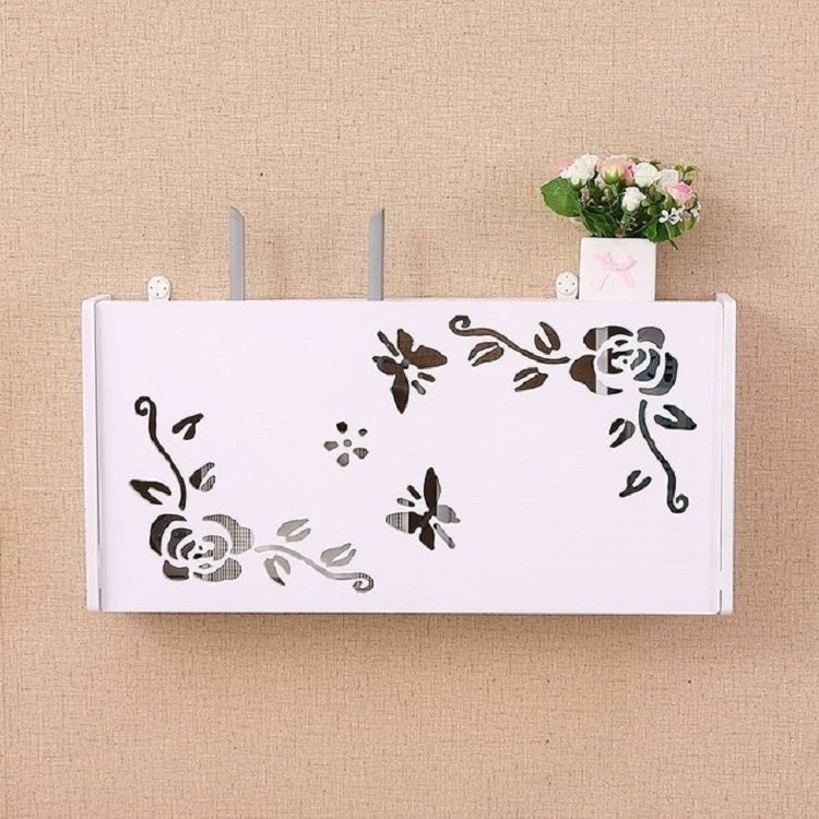 Socket Router Storage Box Set-top Box Decoration TV Cabinet Living Room Junction Box, 40.5x20.5x9.5cm, 52x25x9.5cm