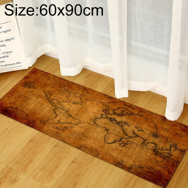 World Map Carpets Rug Bedroom Kids Baby Play Crawling Mat Memory Foam Area Rugs Carpet, 40x60cm, 40x120cm, 60x90cm, 60x180cm