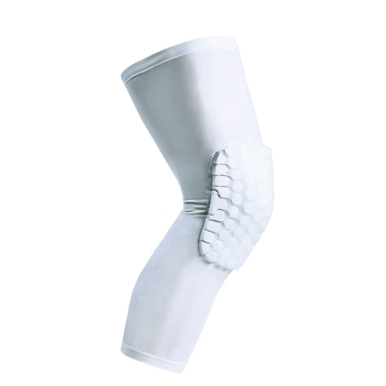 Long Sports Anti-collision Anti-fall Breathable Honeycomb Knee Pads, S, M, L, XL