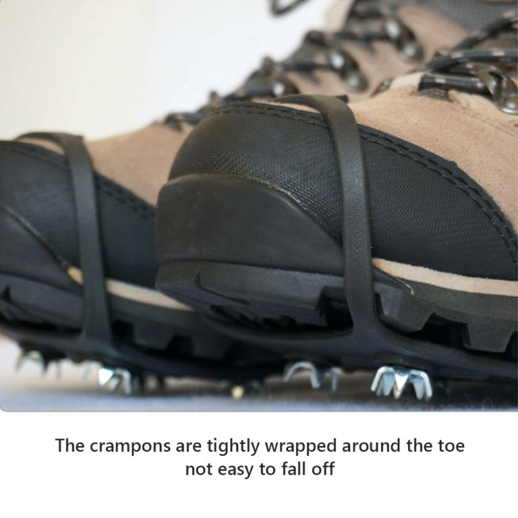 8 Teeth Ice Claw Outdoor Non-slip Shoes Covers for Ice Snow Ground, M（35-40 Yards）, L（41-45 Yards）