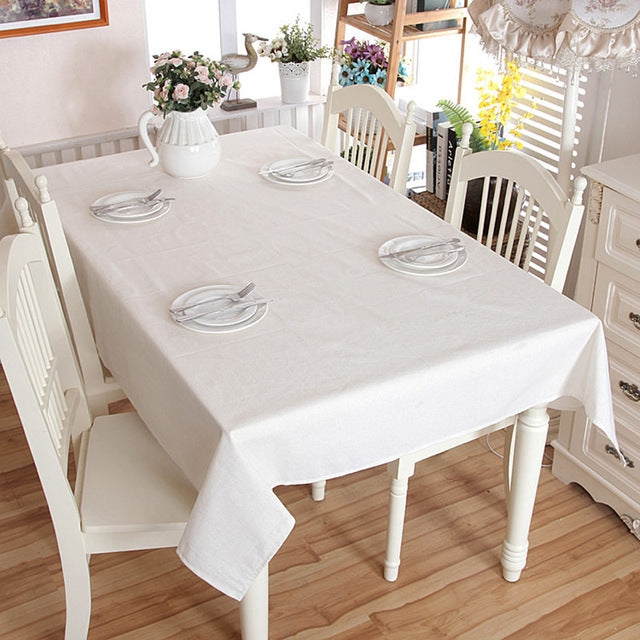 Linen Cotton Thicken Tablecloth Hem Splice Washable Coffee Dinner Table Cloth for Wedding Banquet, 90x90cm, 100x140cm, 140x140cm, 140x160cm, 140x180cm, 140x200cm, 140x220cm, 140x250cm, 100x160cm, 90x140cm, 130x180cm, 120x120cm, 120x160cm