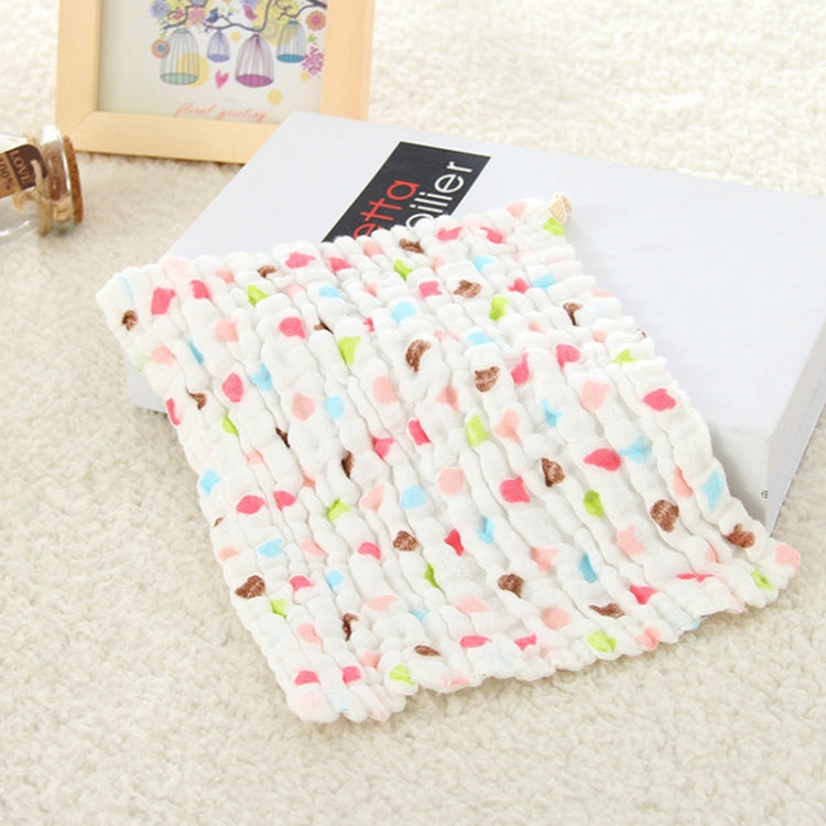 2 PCS Cotton 6-layer Gauze Saliva Towel Medical Seersucker Small Square Scarf