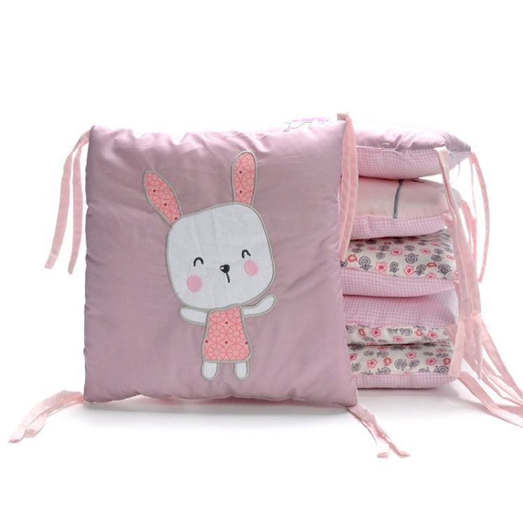 Crib Perimeter Embroidery Bunny Bedding Baby Cotton Anti-collision, 30 x 30 cm