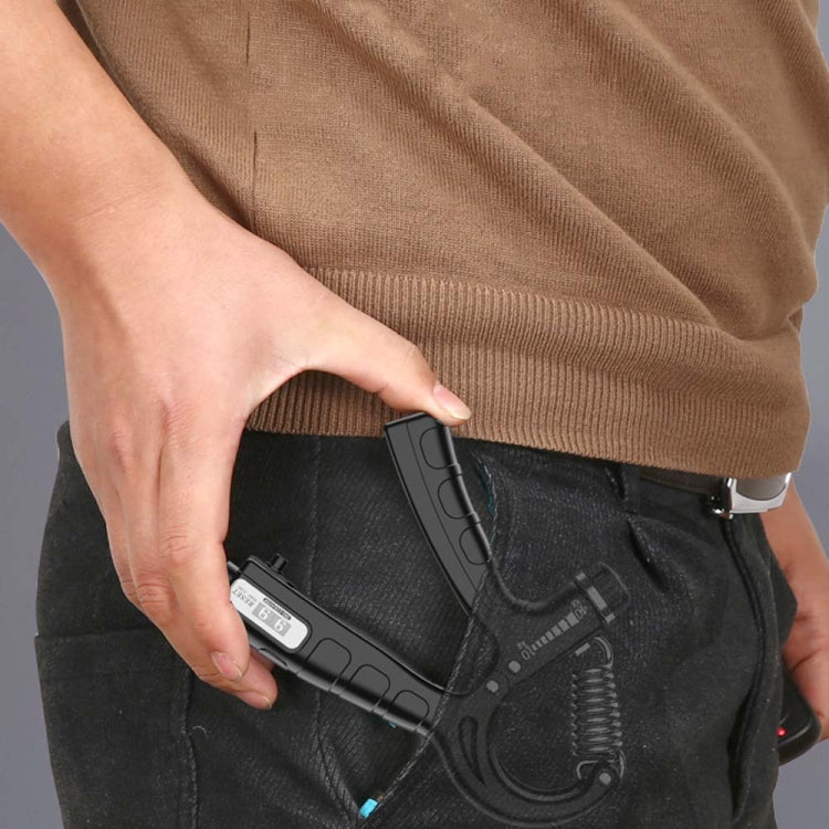 5-60kg Adjustable Mechanical Counting Gripper Finger Strength Training Device, 5-60kg Black