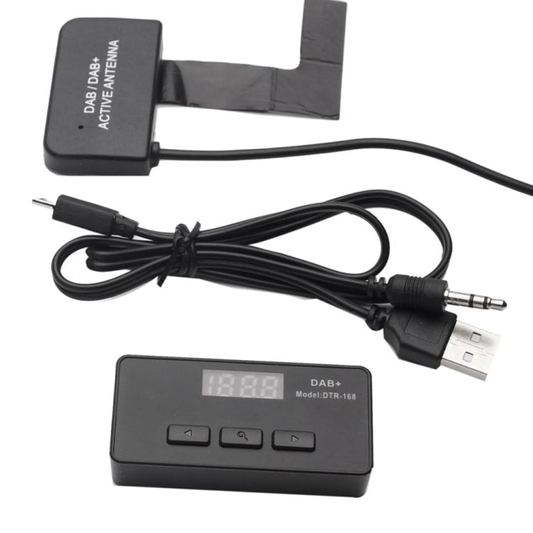 DAB+Digital Broadcasting Receiver Box Car DAB+Receiver Box with FM Forwarding, with FM Forwarding