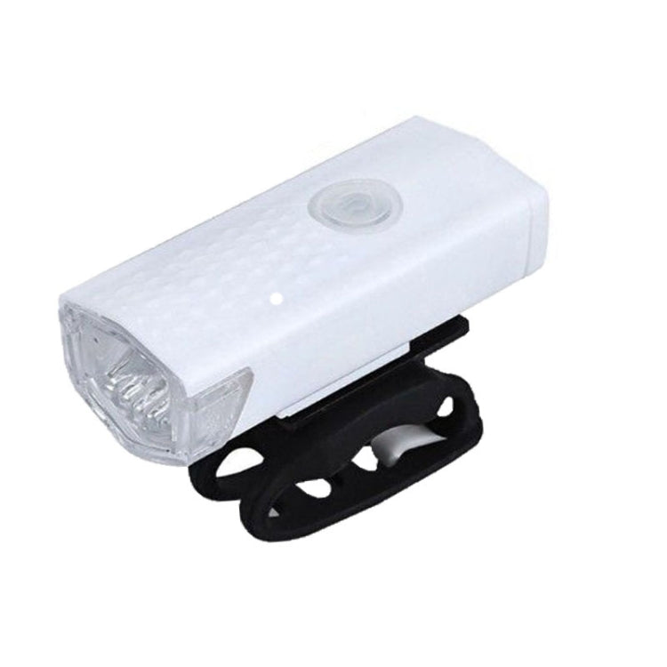 Bicycle USB Charging Headlight Lighting Cycling Equipment, 2255 Light (White), 2255 Light+Ruby Taillight (White), 2255 Light+928 Red Taillight (White), 2255 Light+928 Red Taillight (Black)
