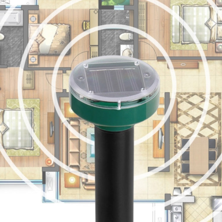Solar Mouse Repeller Ultrasonic LED Manor Farm Rice Field Mouse Repeller Snake Repeller, Solar Mouse Repeller (Round ), Solar Mouse Repeller (Square)