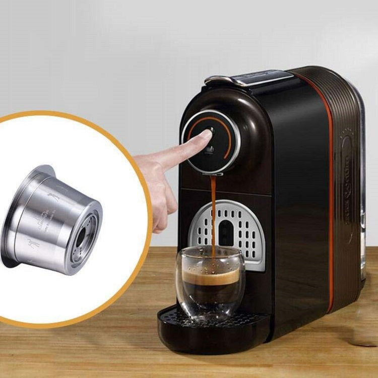 Coffee Machine Capsule Stainless Steel Household Coffee Filter Reusable Coffee Capsule Cup, Coffee Capsules Pattern Random Delivery