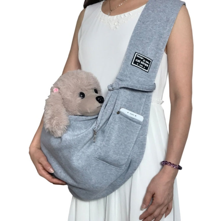 Pet Outing Carrier Bag Cotton Messenger Shoulder Bag, Yellow, Blue, Khaki, Black, Gray, Dark blue