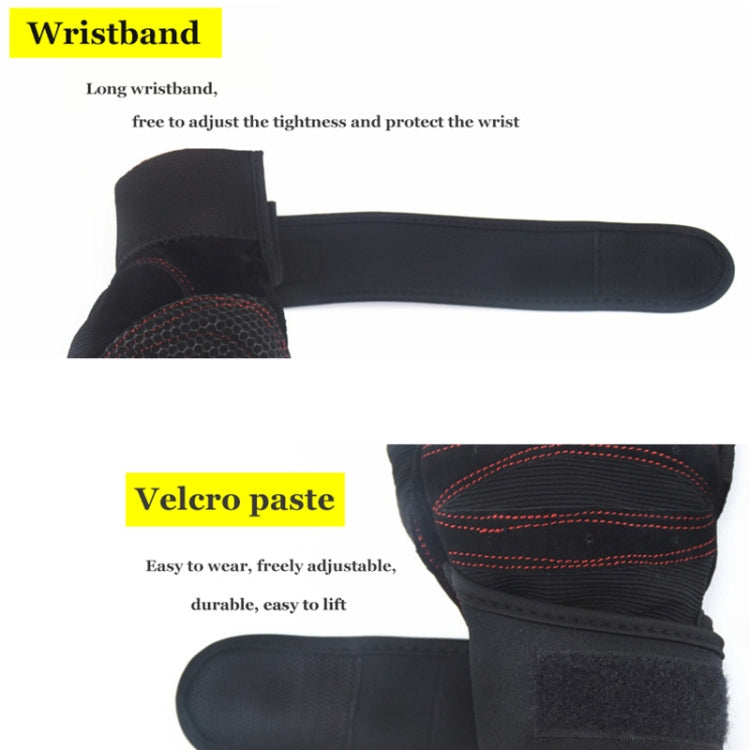 Gym Gloves Heavyweight Sports Exercise Weight Lifting Gloves Body Building Training Sport Fitness Gloves, M, L, XL